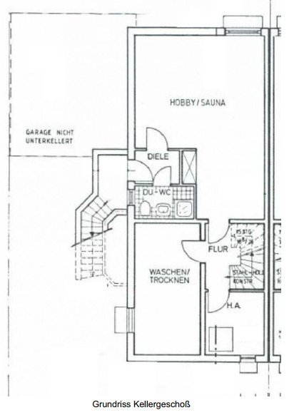 20.Grundriss Kellergeschoß